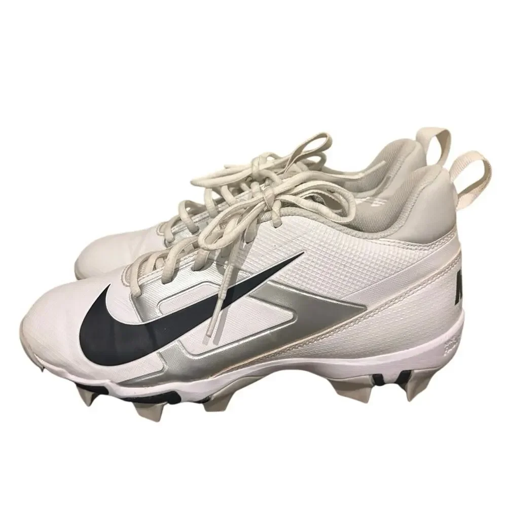 Nike Alpha Menace 4 Shark Men's Football Cleats, Size 7.5, White FN0028-100